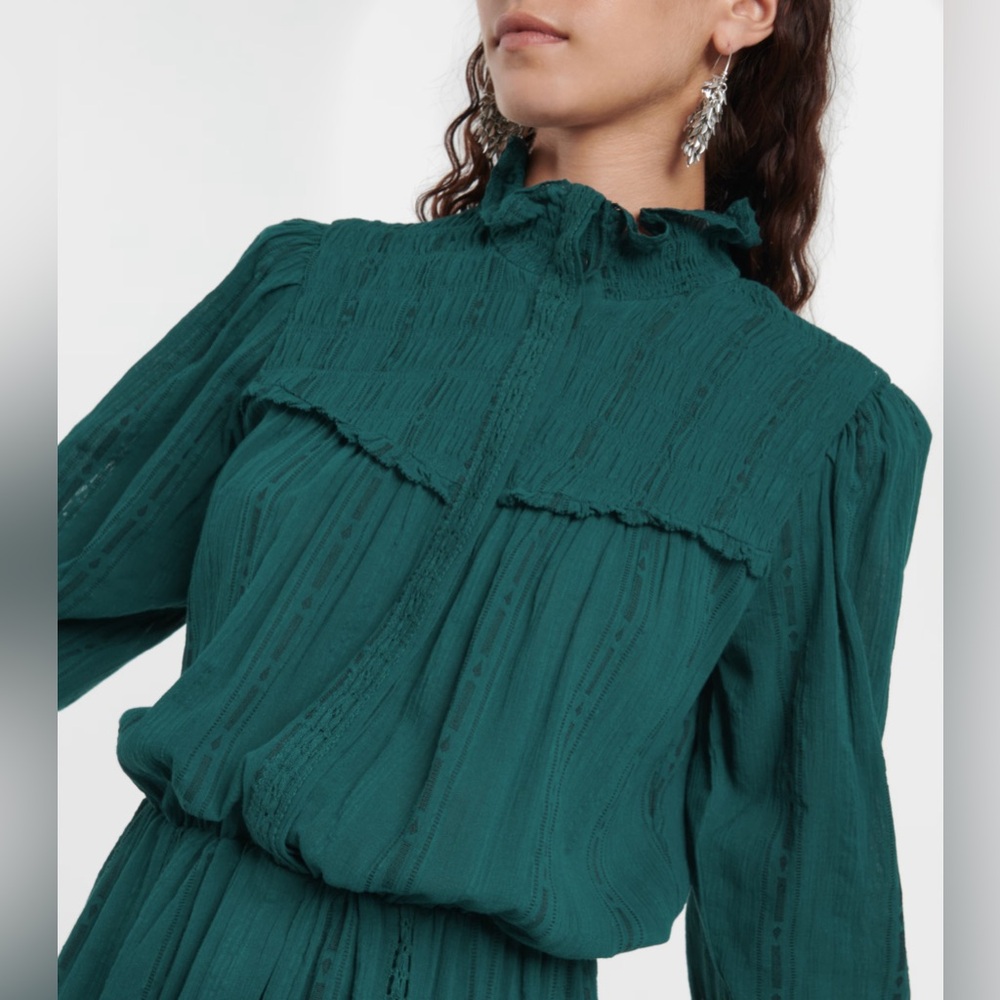 Isabel Marant Teal Midi Dress - Picture 4 of 6